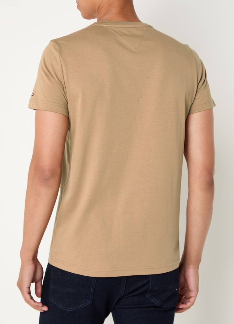 Tricou Tommy Hilfiger cu logo brodat