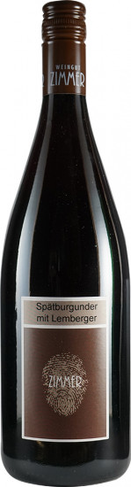2022 Spätburgunder mit Lemberger halbtrocken Bio 1,0 L - Weingut Zimmer