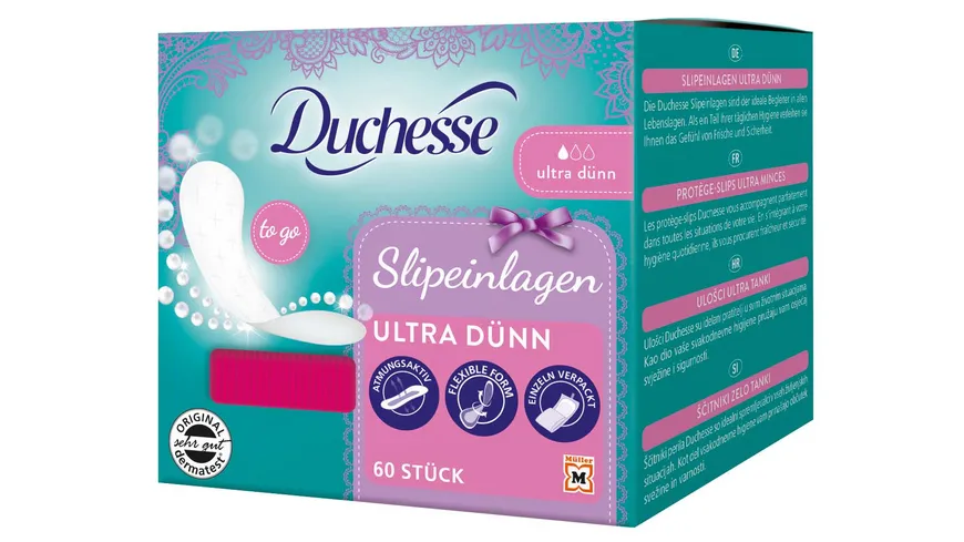 Duchesse Slipeinlagen, Ultra dünn 60  Stück