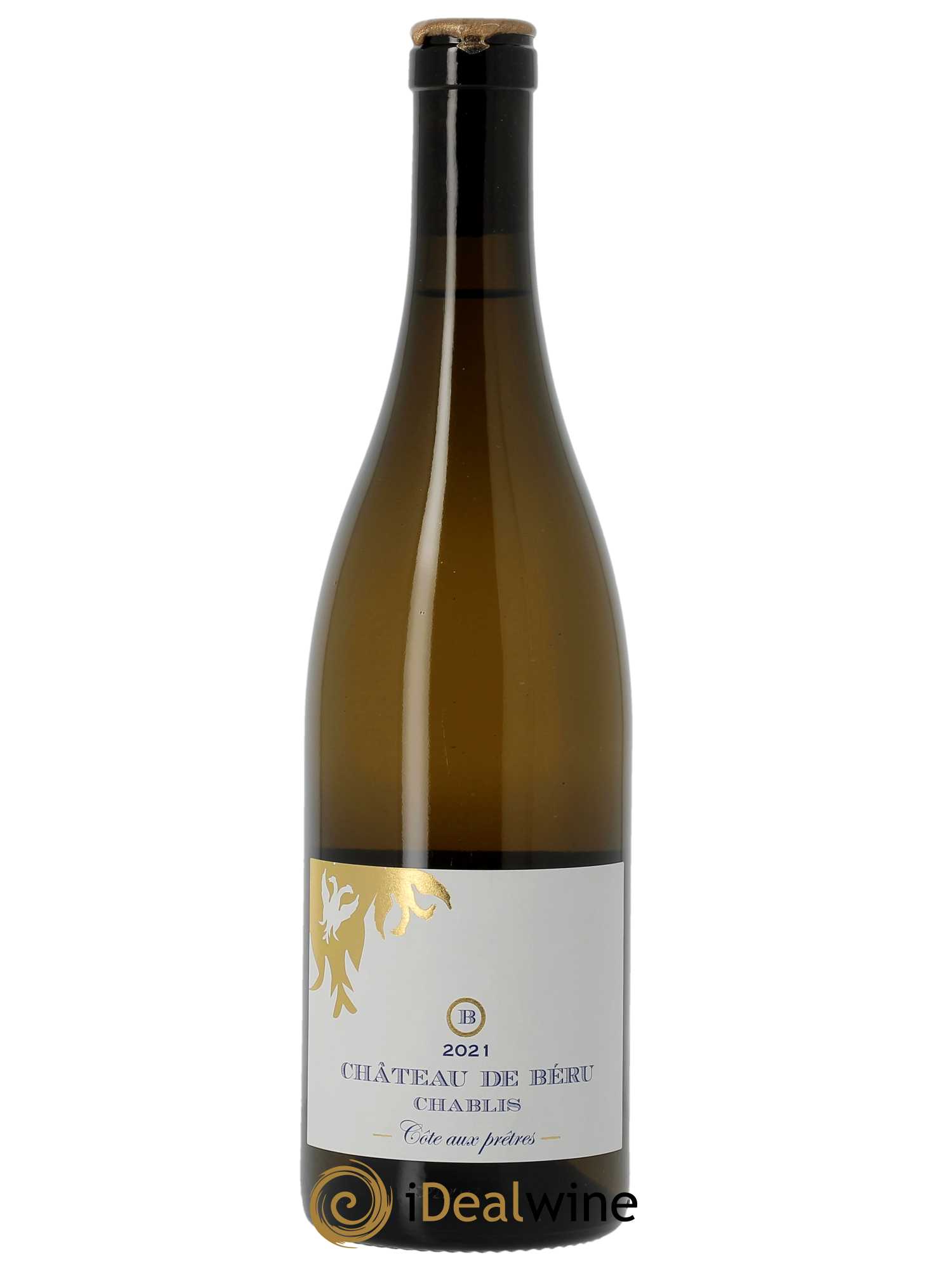 Chablis Côte aux prêtres Château de Béru  2021 - Lot de 1 Bouteille