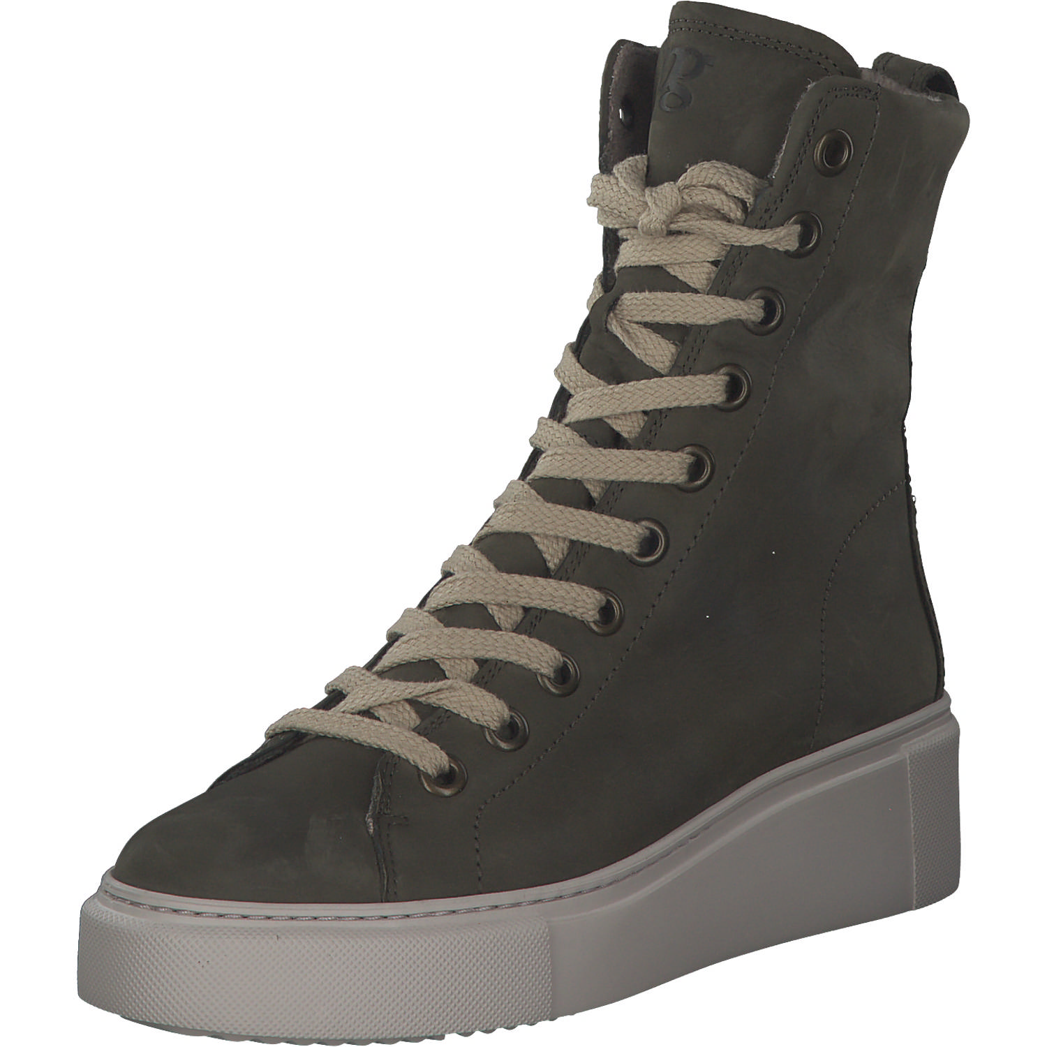 Paul Green 9870, Schnürstiefeletten, Damen, Olive