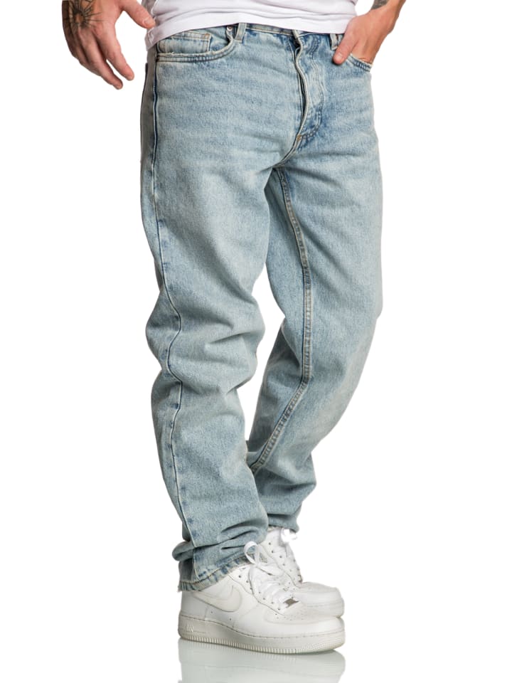 Amaci&Sons 90s Baggy Jeans BOX HILL in Hellblau günstig kaufen