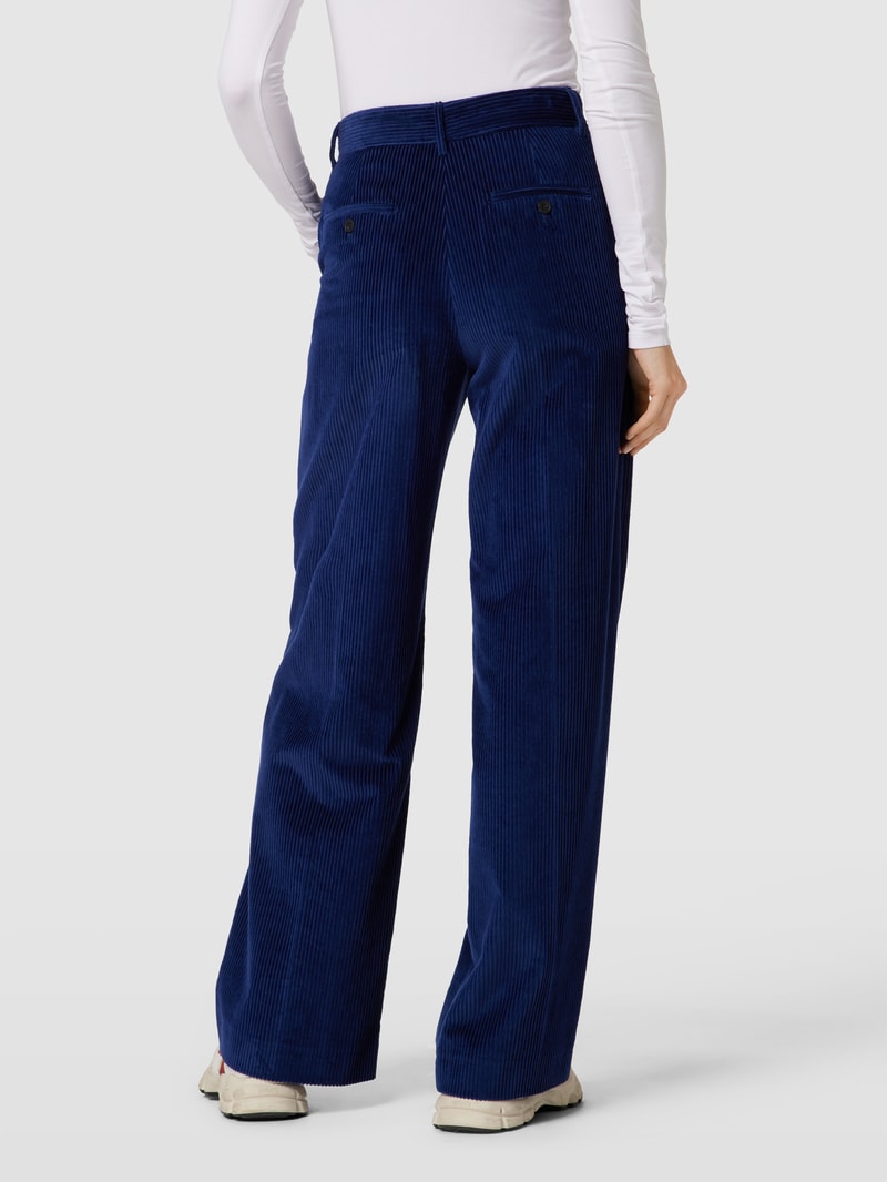 Hose in Cord-Optik Modell 'TANIA' in blau