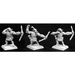 Bull Orc Archers (6), Reven Adept