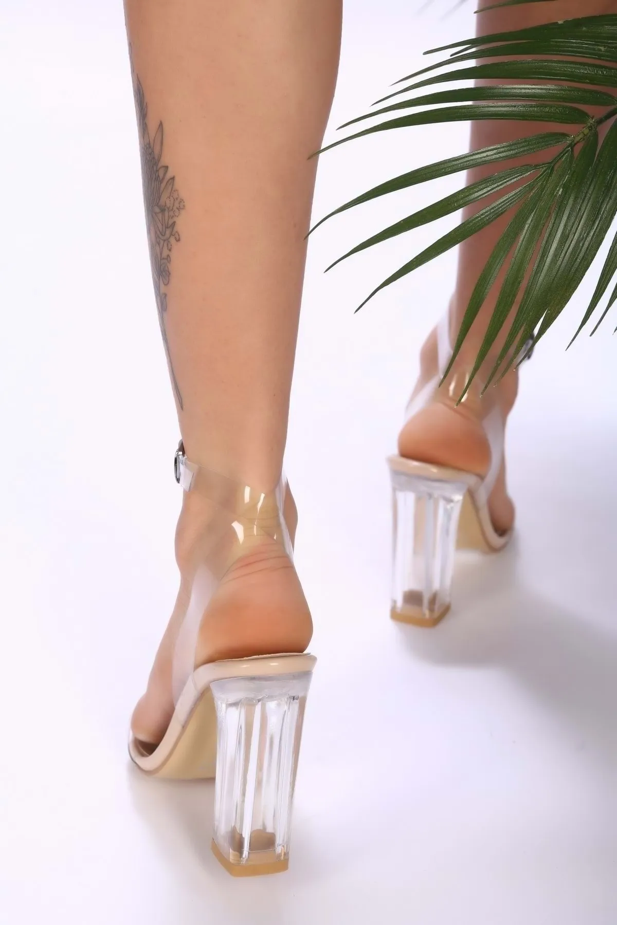 Shoeberry  Damen Onante Ten Transparente Schuhe mit Absatz