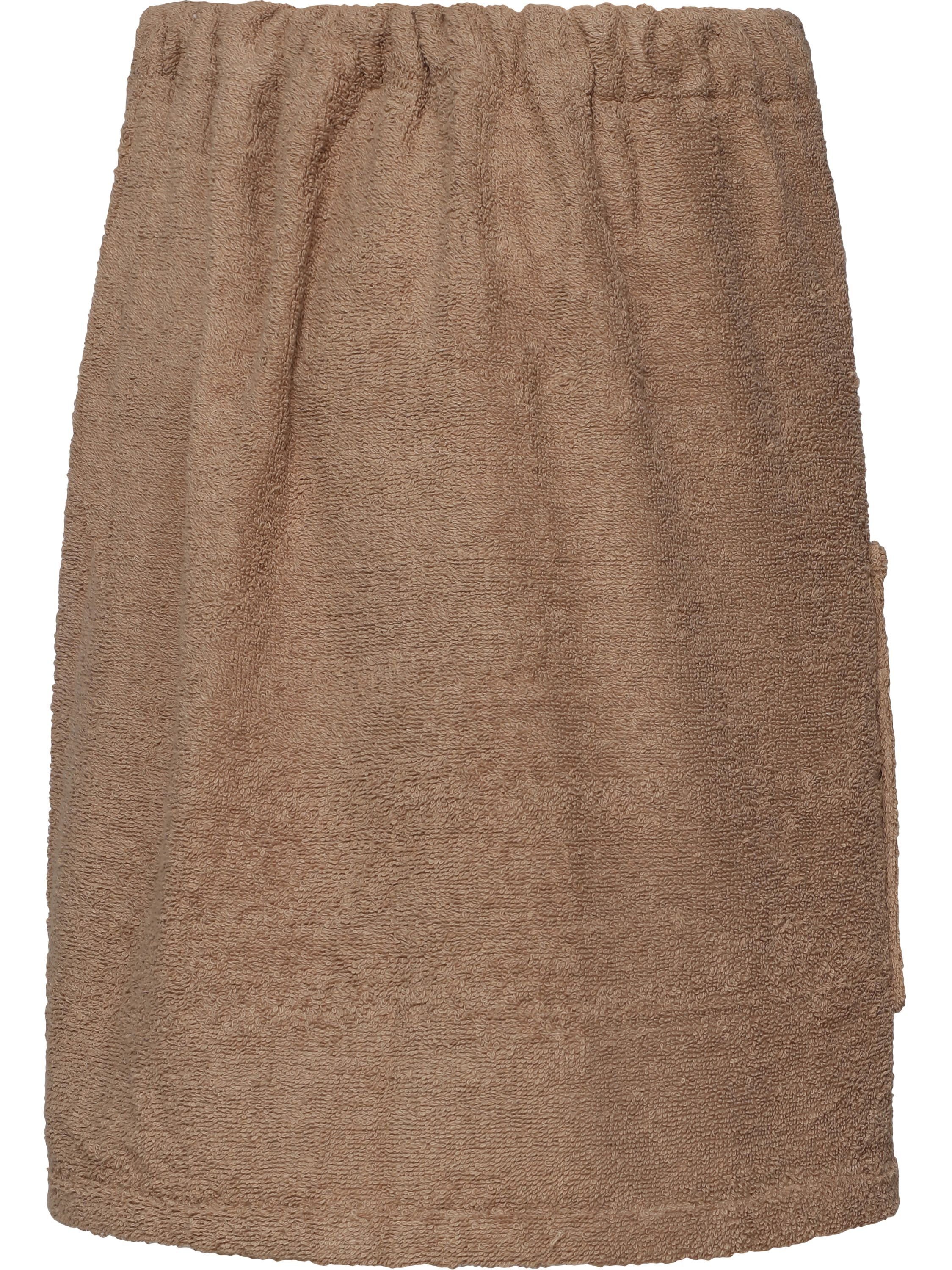 Ladeheid Kilt Herren Frottee Saunakilt LA40-217, Knielänge, Baumwolle, ohne