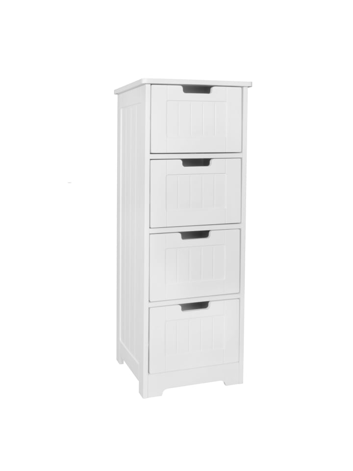 KADIMA DESIGN Badschrank | Weiß, 30x83x30cm, 4 Schubladen günstig kaufen onesize