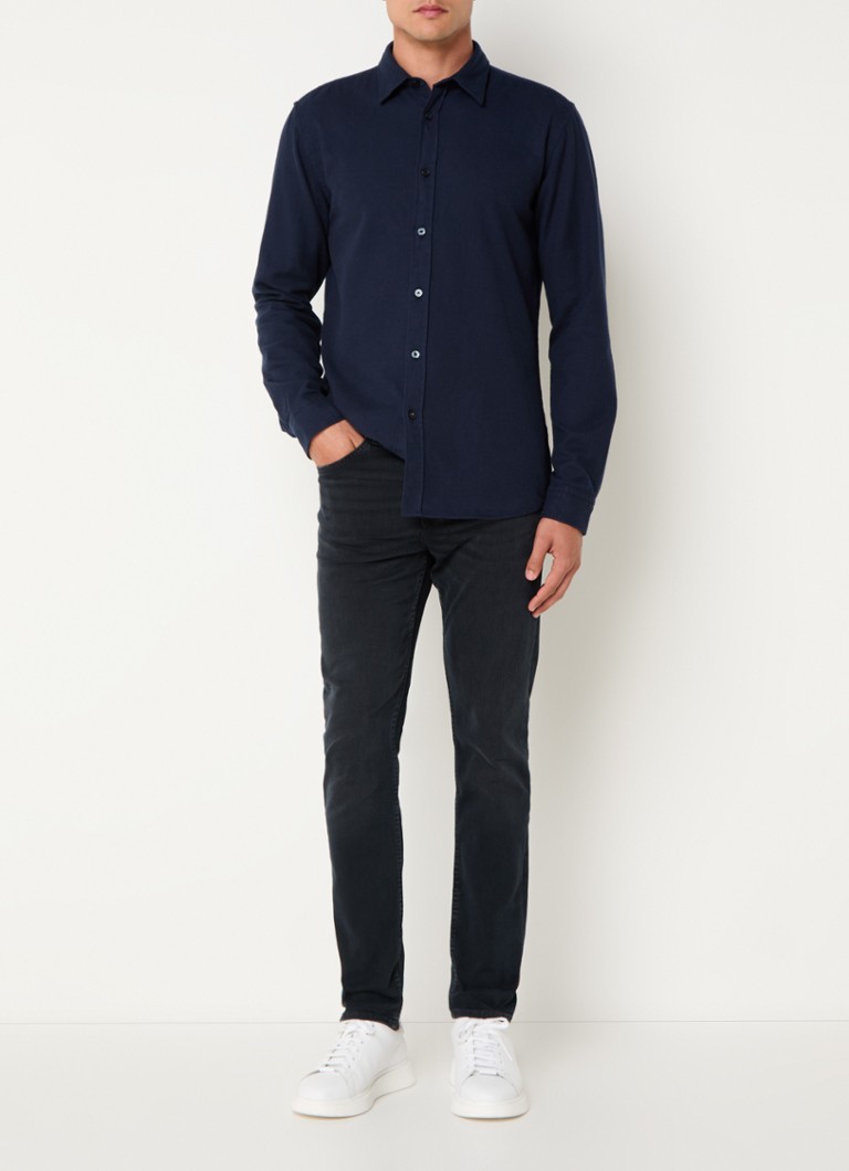HUGO BOSS C-Roan slim fit srajca z raztegljivim vzorcem