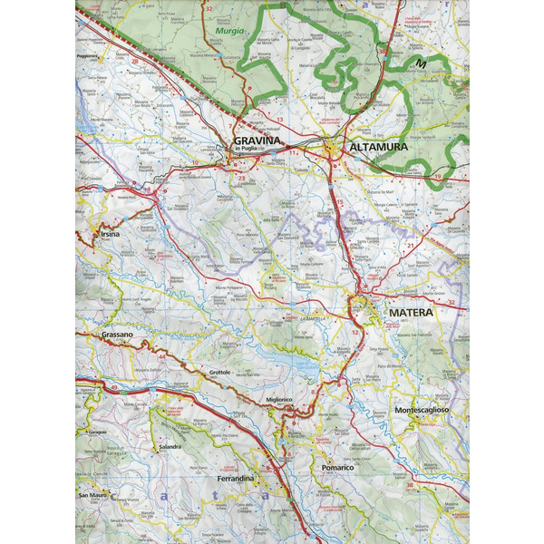 KuF Italien Regionalkarte 13 Apulien 1 : 200 000 - Straßenkarte