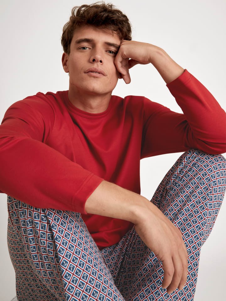 Calida Pyjama in amaranth günstig kaufen