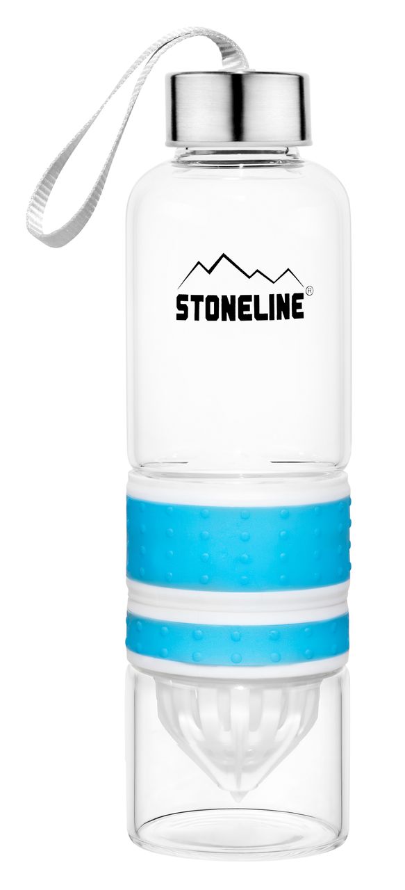 STONELINE® 2 in 1 Trinkflasche mit Saftpresse