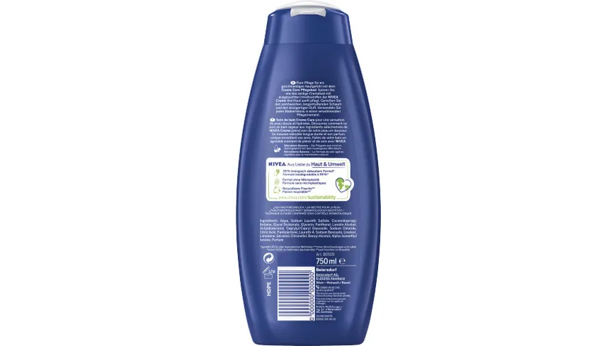 Nivea Pflegebad Creme Care 750 ml