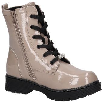 Barbarella Schnür Boots in beige