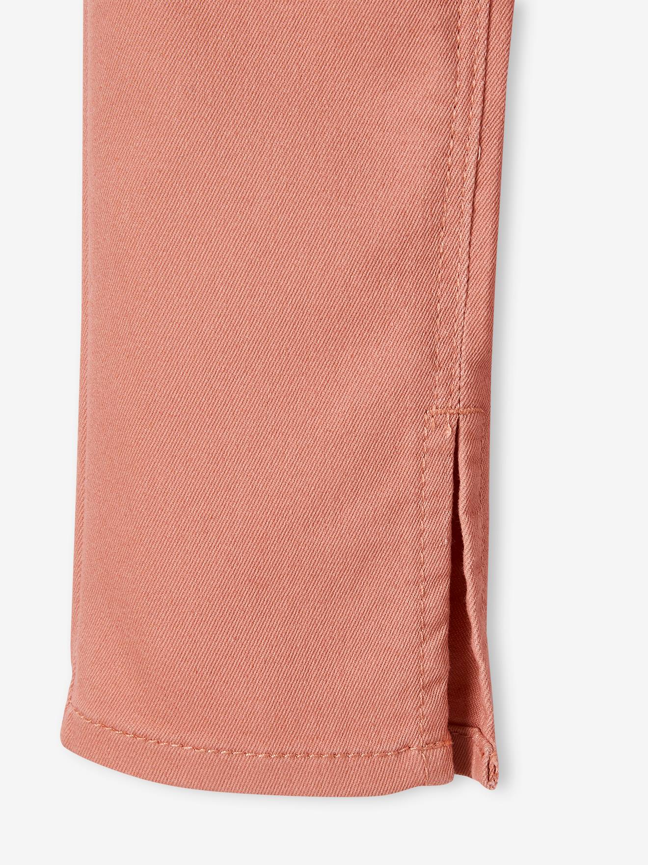 Pantalon slim indestructible fille poches coeurs au dos blush