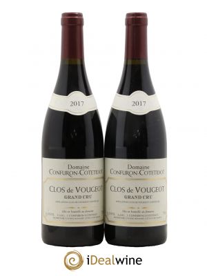 Clos de Vougeot Grand Cru Confuron-Cotetidot  2017 - Lot de 2 Bouteilles