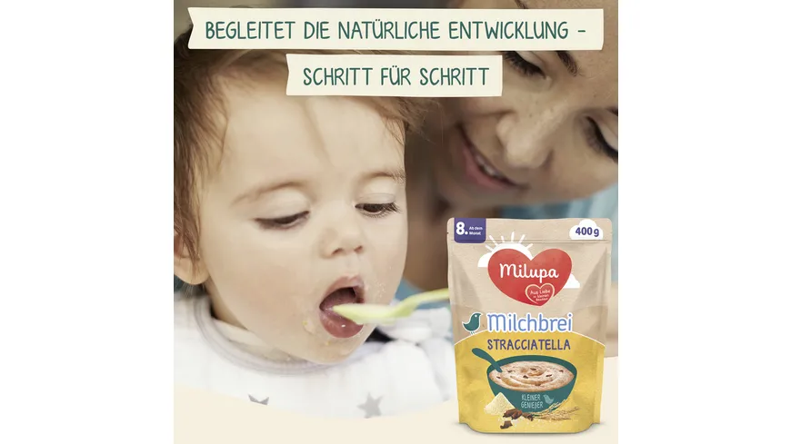 MILUPA Milchbrei Stracciatella ab dem 8. Monat 400 g