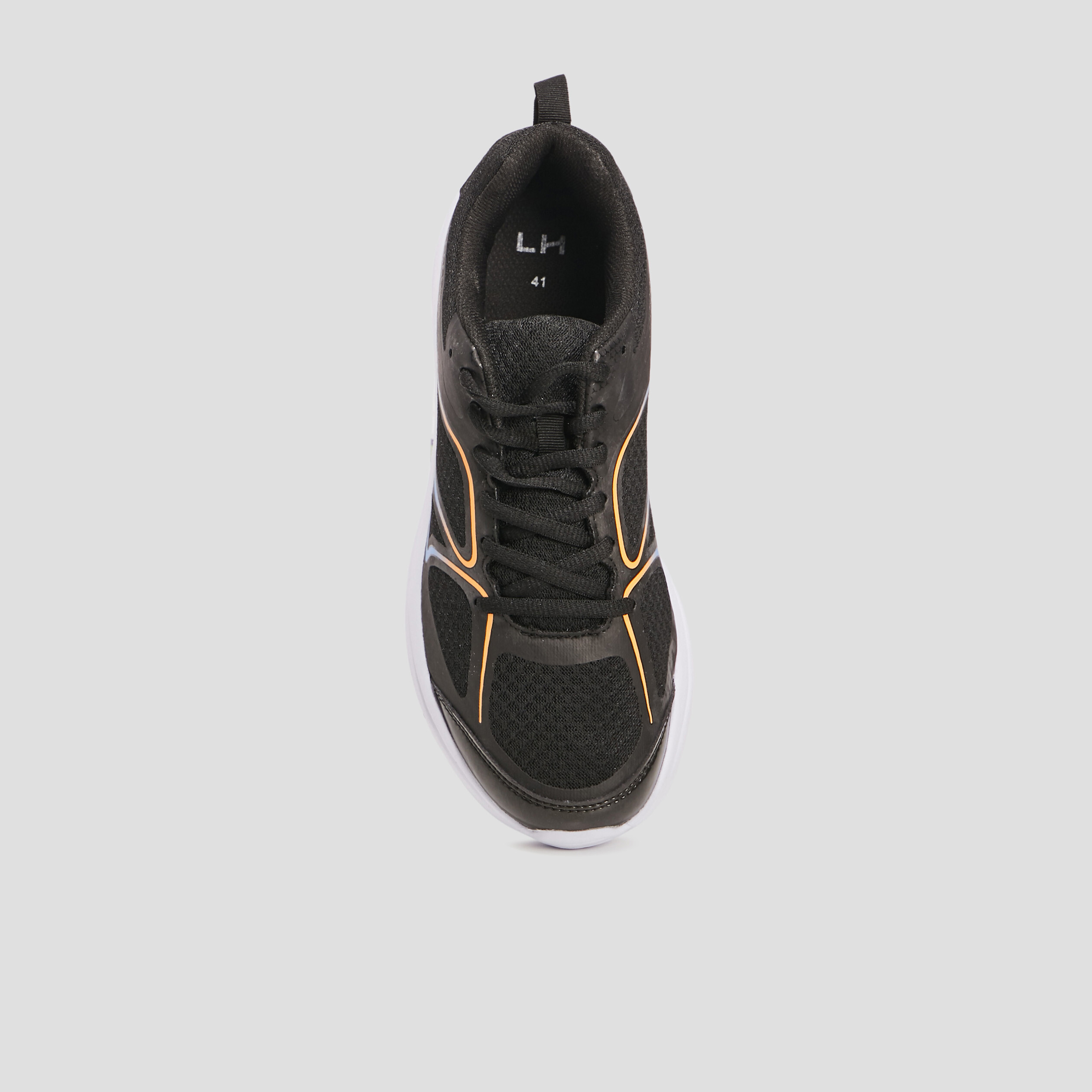 Runnings à lacets noir homme | La Halle