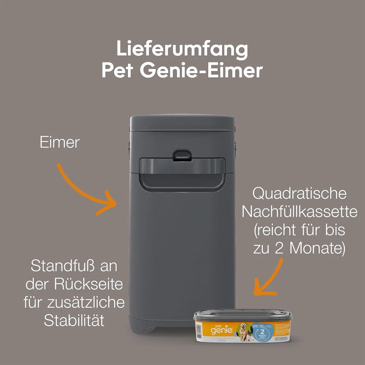 Pet Genie Hundekot Entsorgung Eimer günstig kaufen bei ZooRoyal