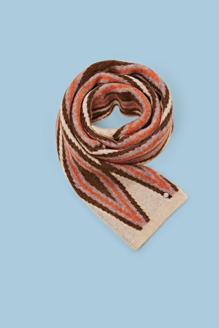 Schal aus Wolle-Mohair-Mix