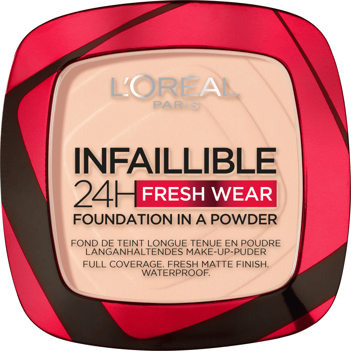 Foundation Puder Infaillible 24H Fresh Wear 180 Rose Sand, 9 g