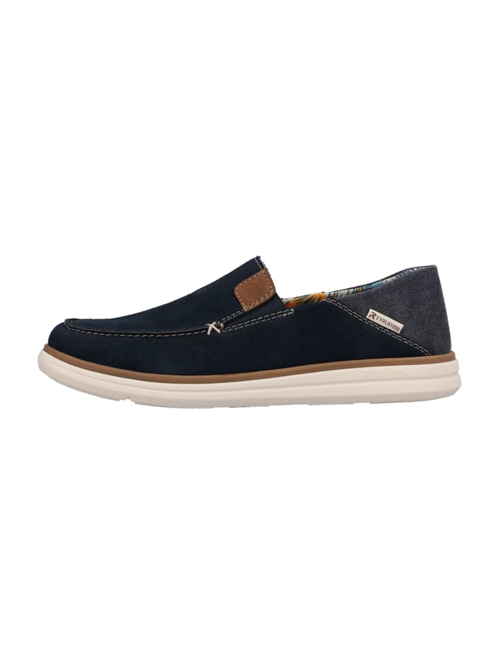 rieker Sportliche Slipper in Blau günstig kaufen