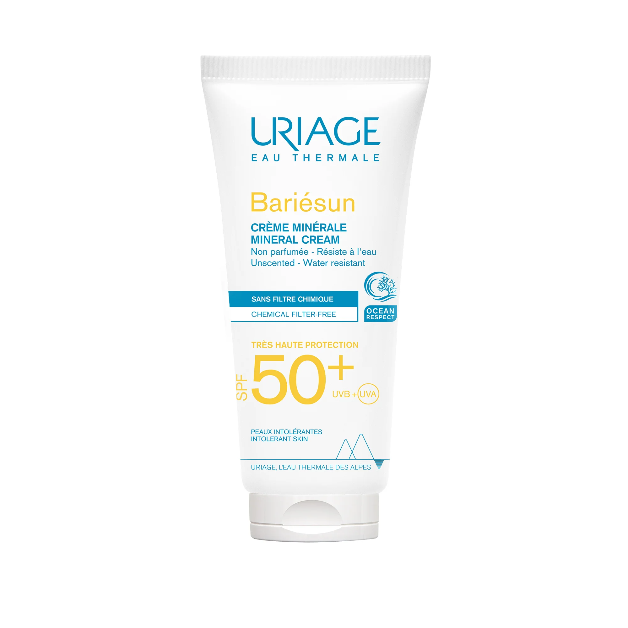 BARIESUN ásványi krém SPF50+ - Magas védelemmel ellátott testápoló fényvédő.