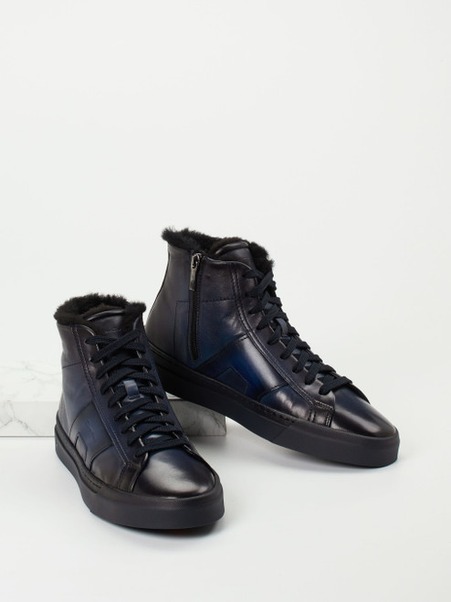 Sneaker high-48611090007 Santoni