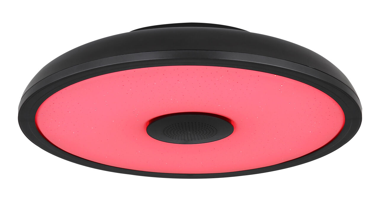 Globo Lighting - RAFFY - Deckenleuchte Kunststoff schwarz, LED
