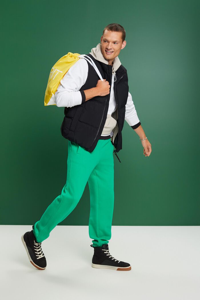 Nylon-Hoodie in abgenähtem Design