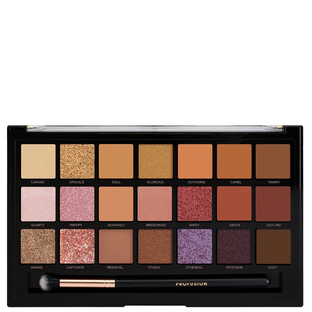 Profusion Cosmetics Palette Yeux 21 Pro Nude Bliss Palette de maquillage