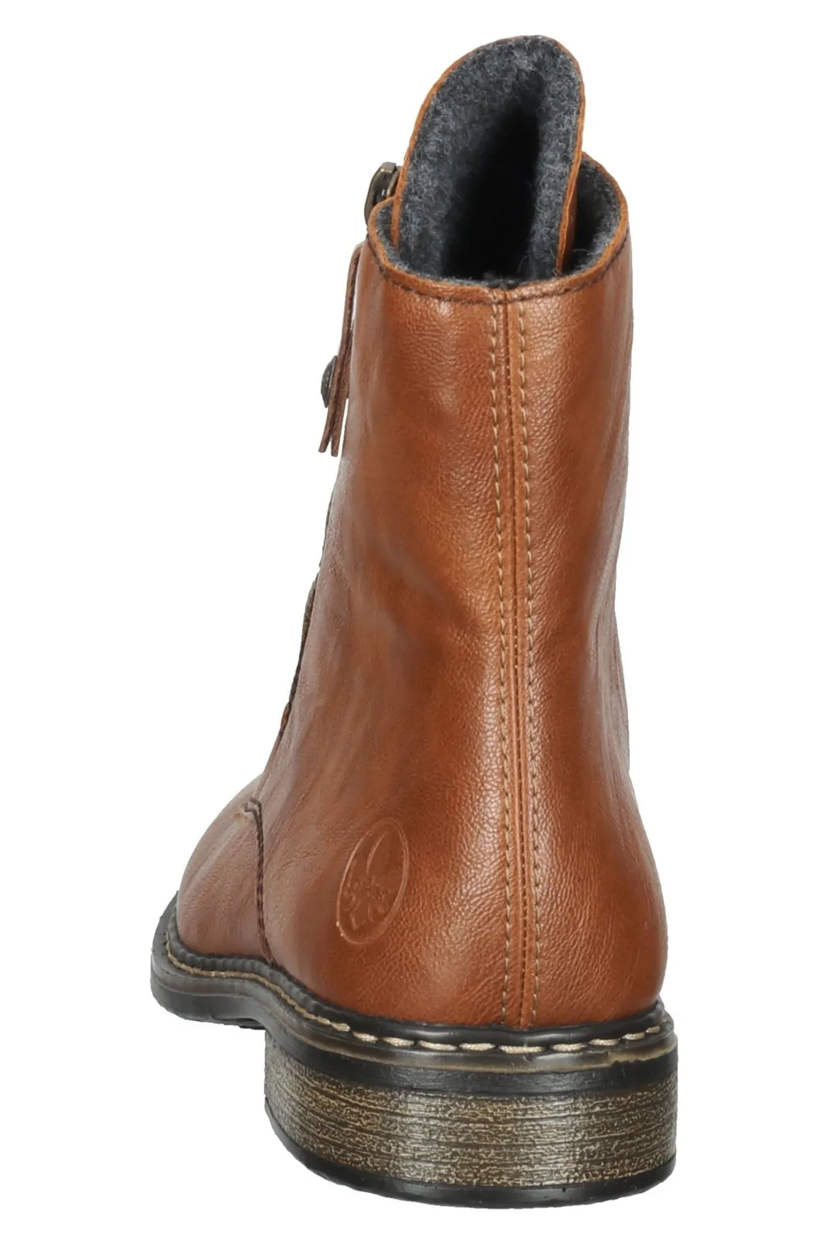Rieker  Stiefelette - Braun - Blockabsatz