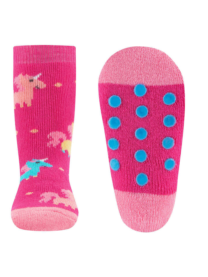ewers Stoppersocken ABS Bär/Maus/Einhorn in pink günstig kaufen