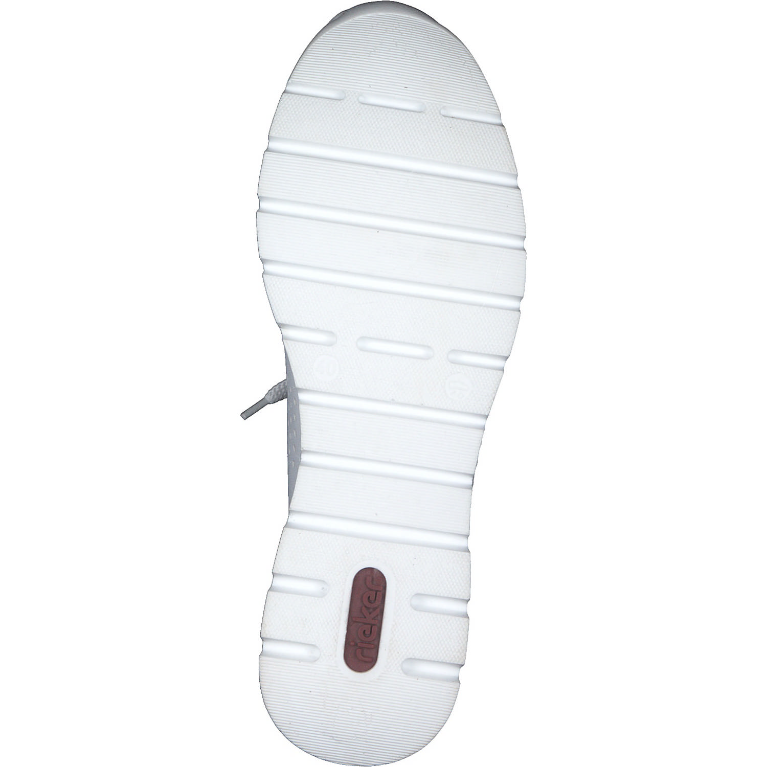 Rieker N8321, Sneakers Low, Damen, Weiß