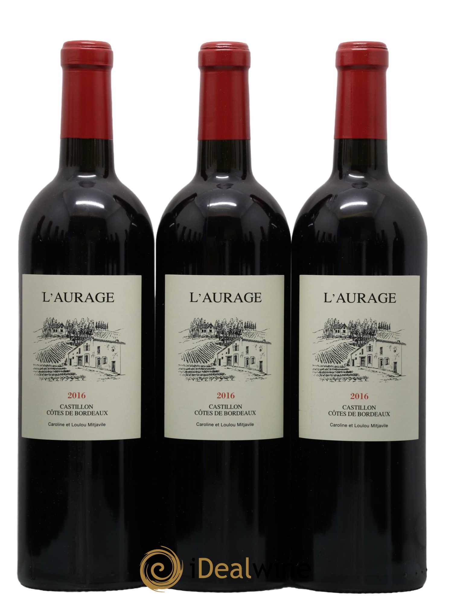 L'Aurage  2016 - Lot de 12 Bouteilles