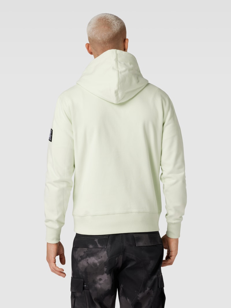Hoodie mit Badge in mint