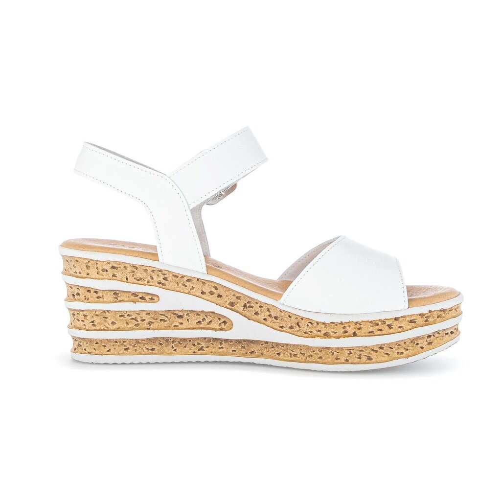 Gabor fashion Keilsandalette weiß