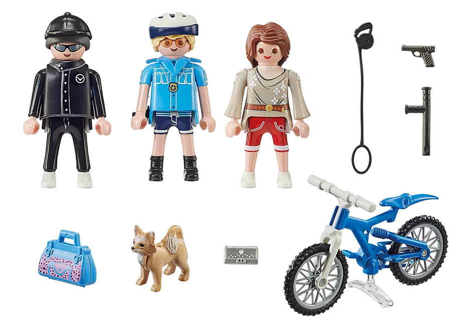 Polizei-Fahrrad: Verfolgung des Taschendiebs