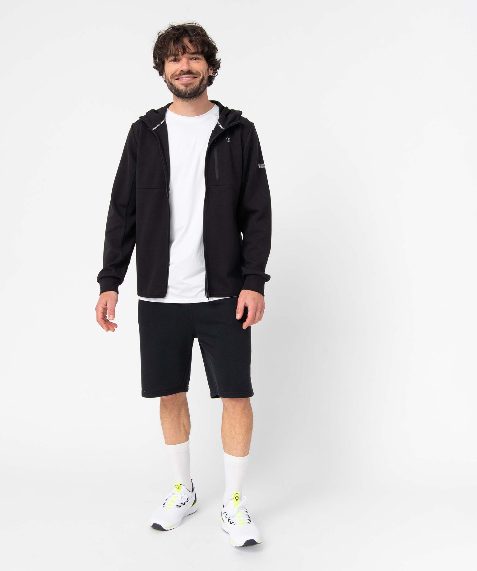 Tee-shirt homme à manches courtes en matière respirante blanc | GEMO
