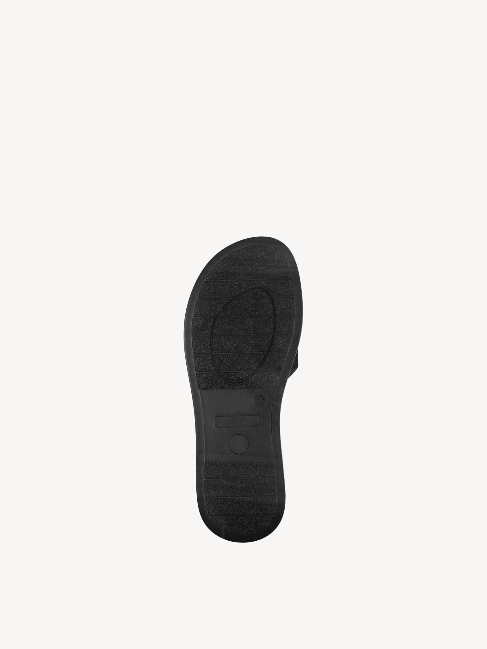 Mule en cuir - noir
