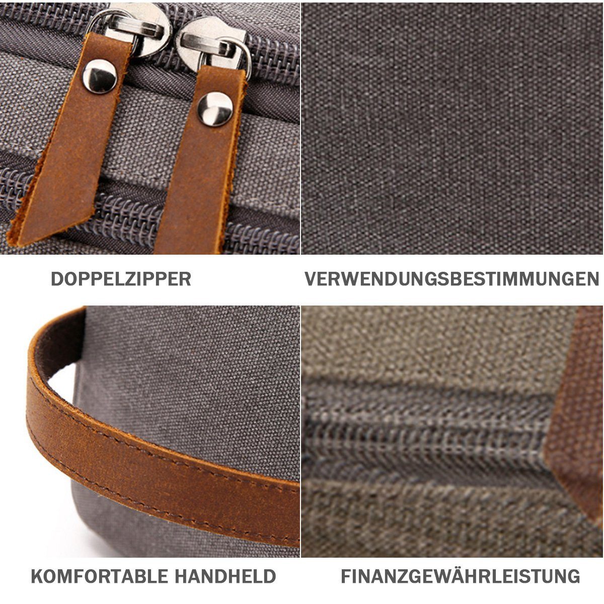 FeelGlad Kosmetiktasche Kosmetiktasche für Herren,Travel für Toilettenartikel Zubehör