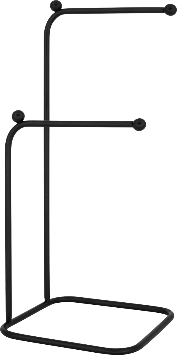 Schmuckständer aus Metall, schwarz/matt, 1 St