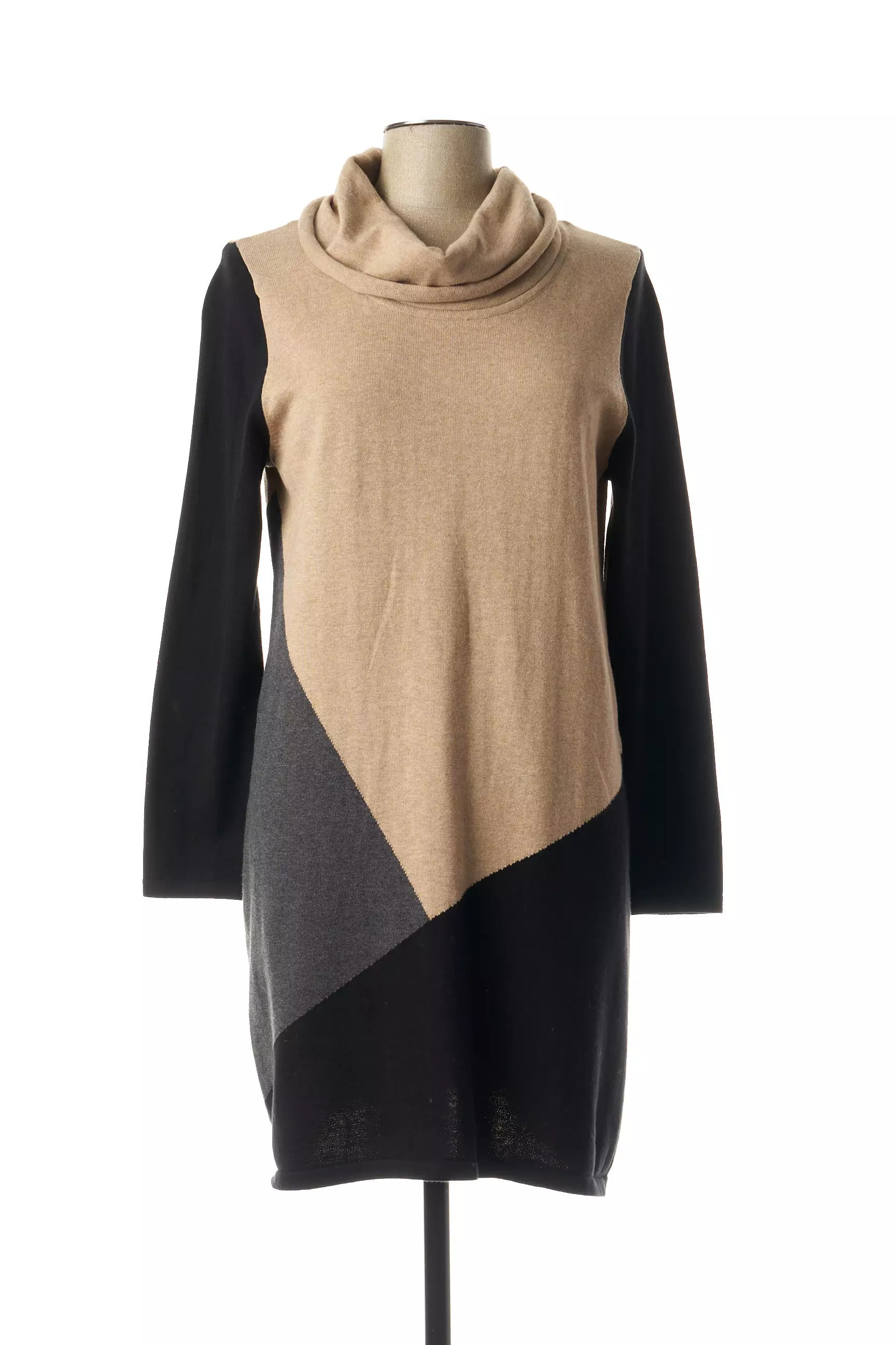 Marble Robes Pulls Femme couleur beige