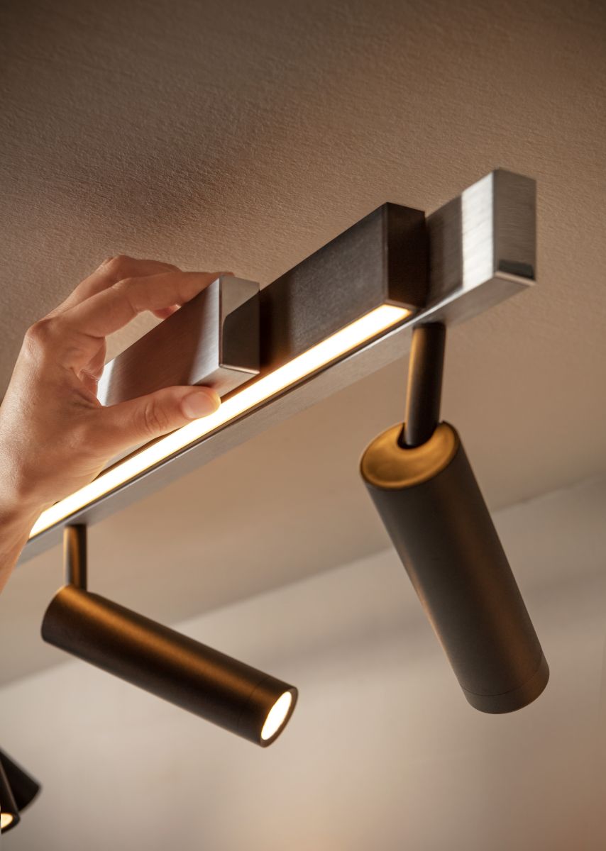 TRIO 6-flg LED Ausziehdeckenlampe Zeno