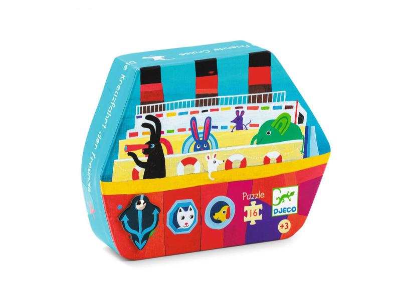Puzzle silhouette La croisière des amis 16 pcs