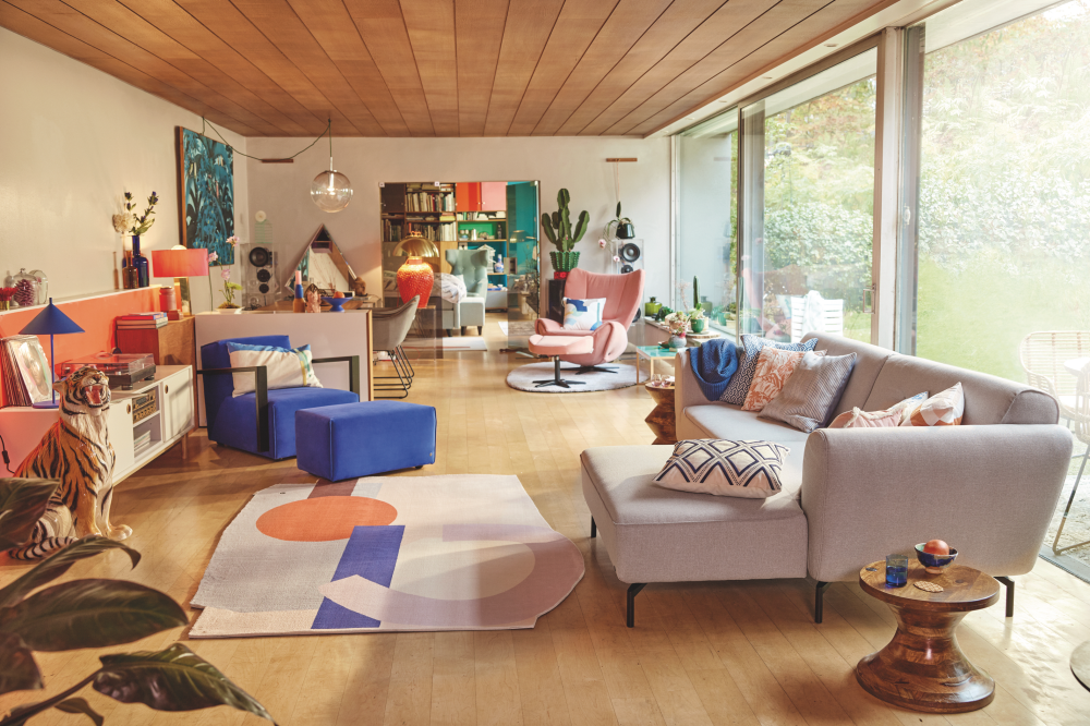 Designteppich Nine