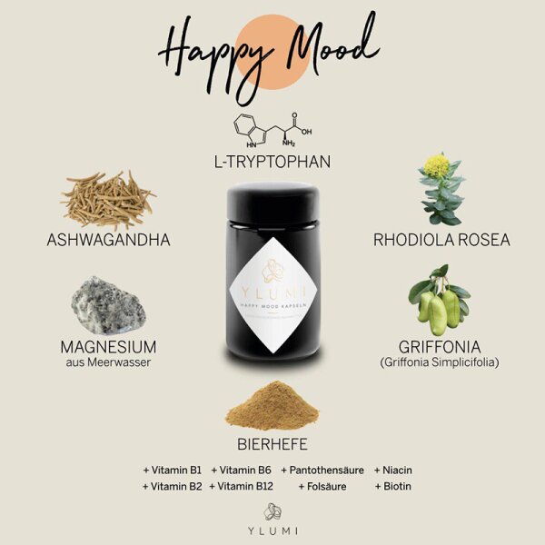 Ylumi Happy Mood Kapseln Nahrungsergänzungsmittel
