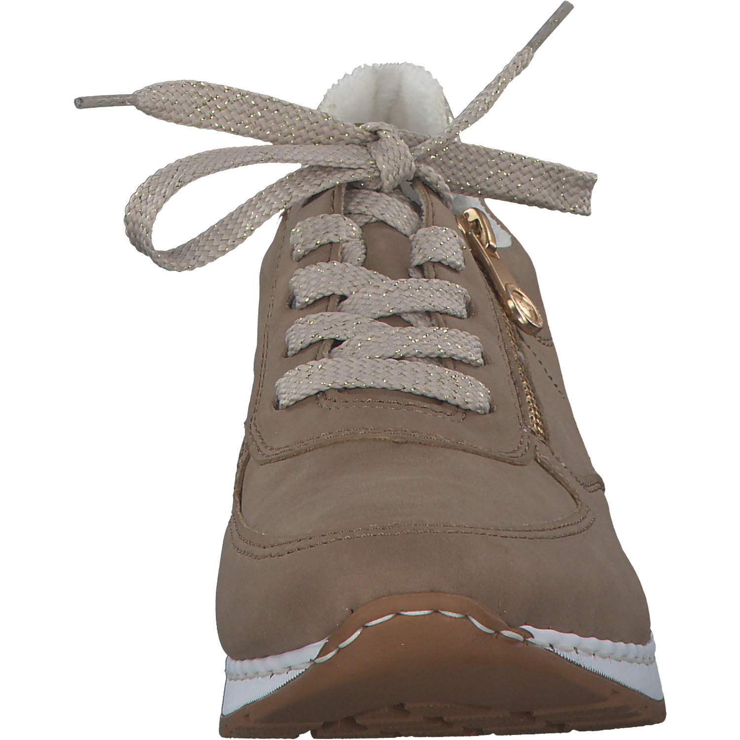 Rieker 54420, Schnürschuhe, Damen, shell/lightgold