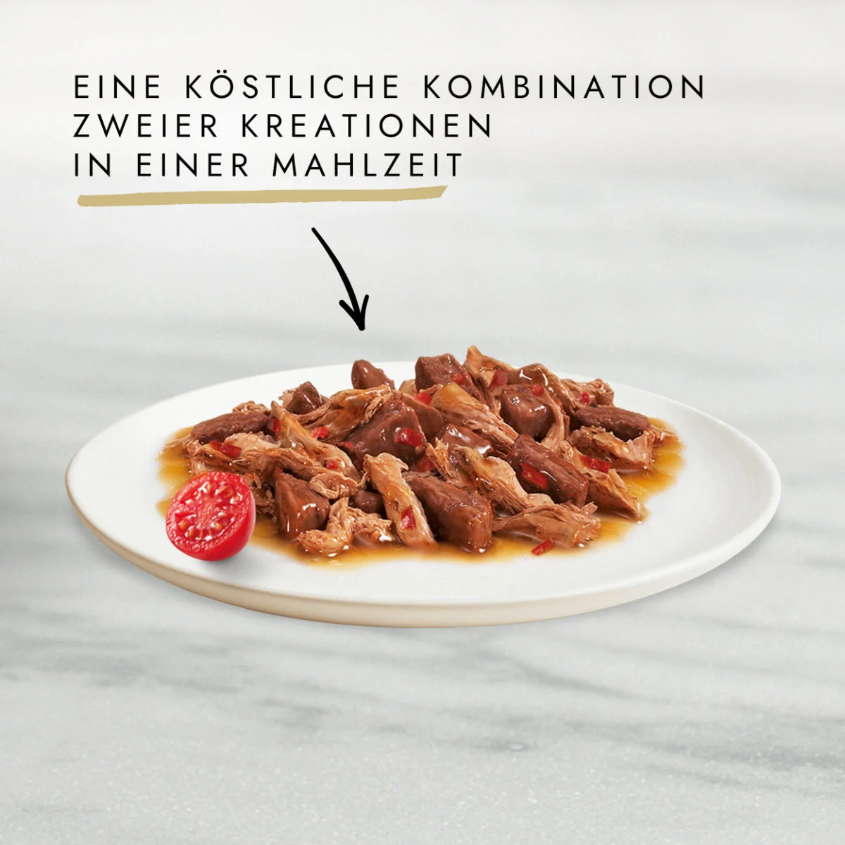 GOURMET Gold Délicatesse en Sauce mit Rind und Huhn