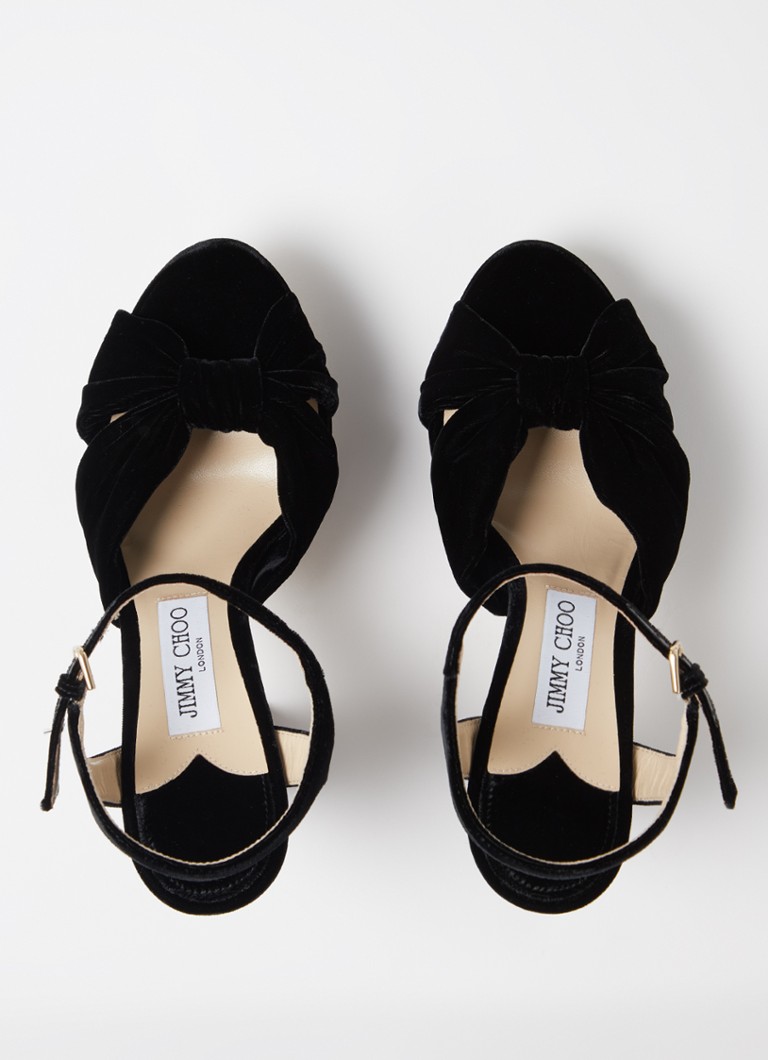 Jimmy Choo Heloise -samettisandaalit