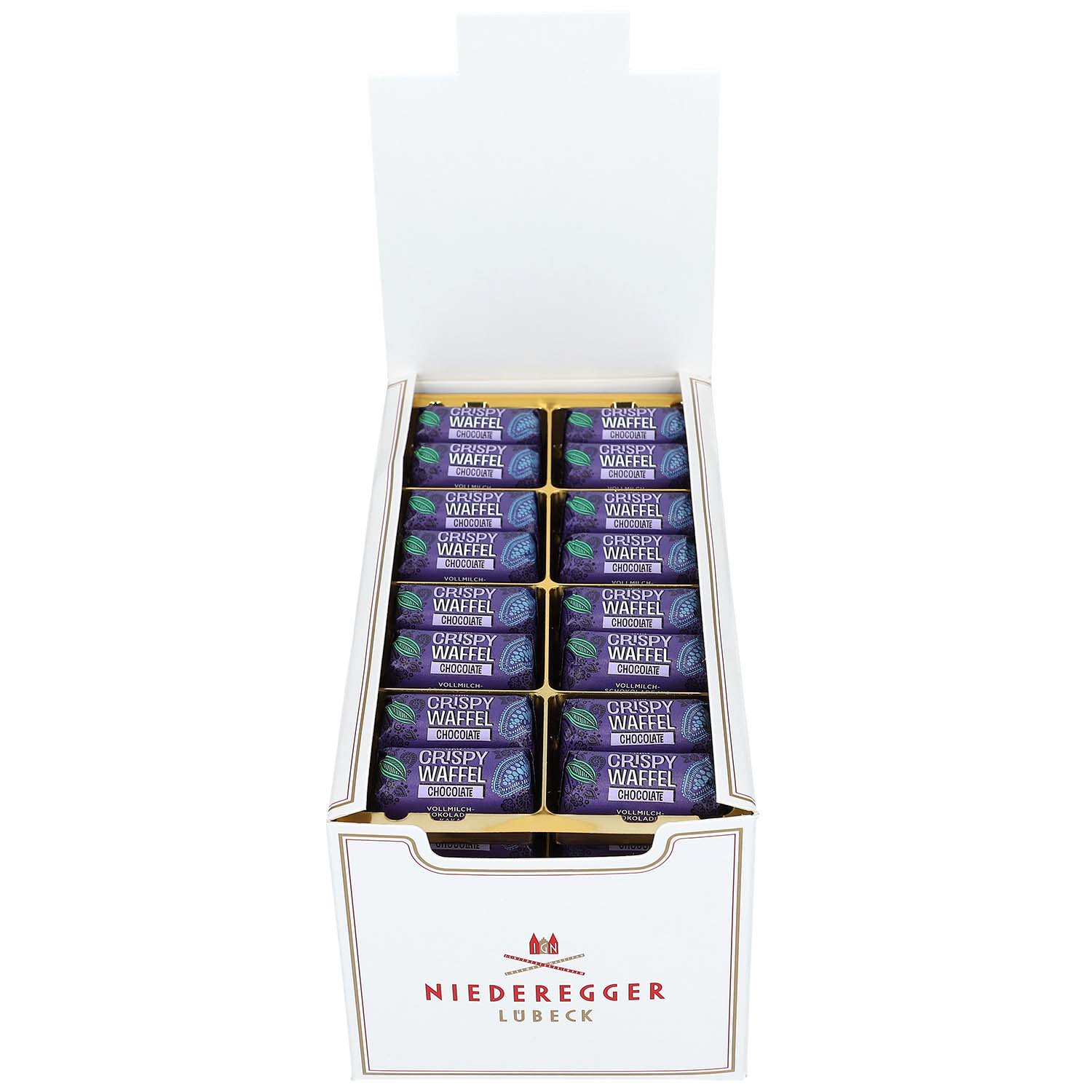 Niederegger Chocolate Klassiker Crispy Waffel 80x12,5g